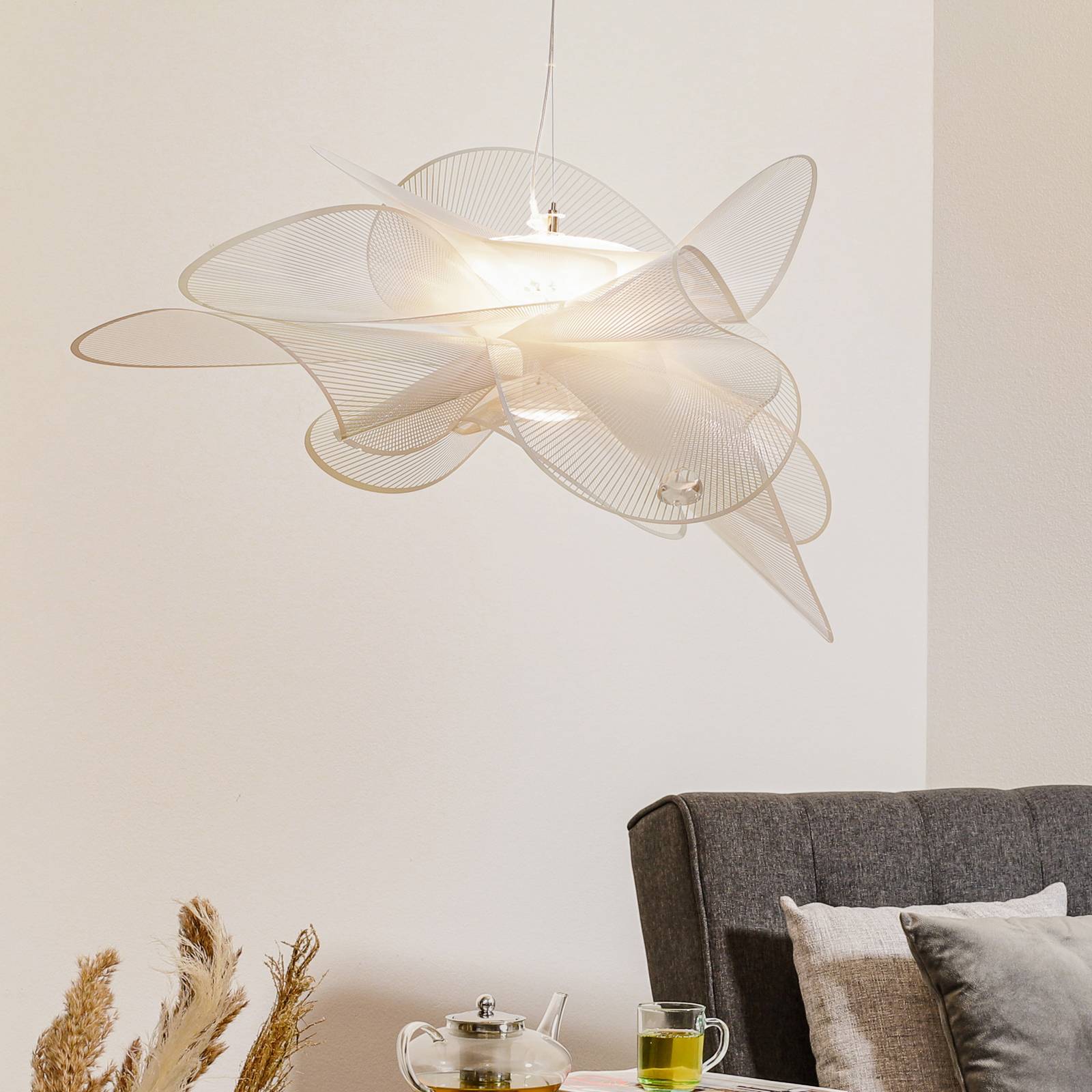 Slamp La Belle Étoile Pendelleuchte weiß, 73 cm von Slamp