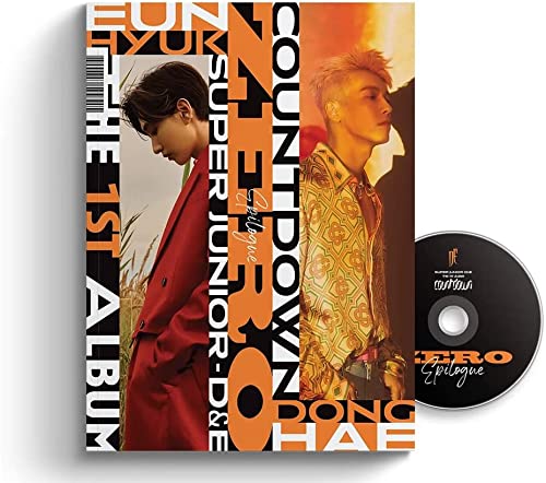 Super Junior D&E - Countdown (Epilogue) [Zero Ver.] (1. Album), gefaltetes Poster + Geschenk (dekorative Aufkleber, Fotokarten) von SM Ent.