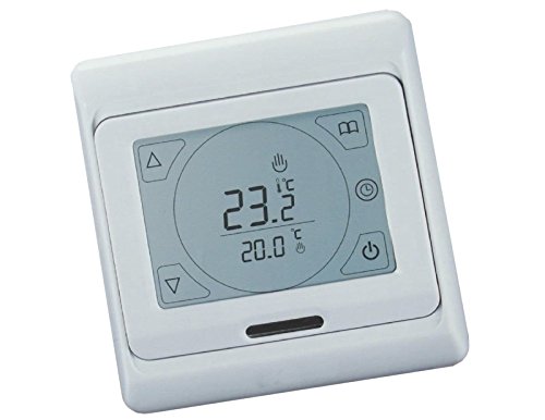 SM-PC®, Raumthermostat Thermostat programmierbar mit Touchscreen, programmierbar, Schaltleistung max. 3600 Watt #695 von SM-PC