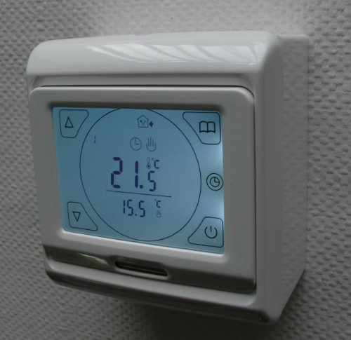 SM-PC®, Raumthermostat Thermostat programmierbar mit Touchscreen AUFPUTZ #ap695 von SM-PC