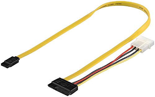 SM-PC® 0,5m Strom-Adapter SATA+Anschlusskabel Molex 6 Gbits #127 von SM-PC