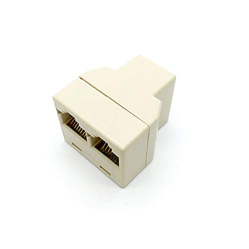 SM-PC® Modular Kupplung CAT5e 3 x RJ 45 -Buchse- LAN Adapter Patch #404 von SM-PC