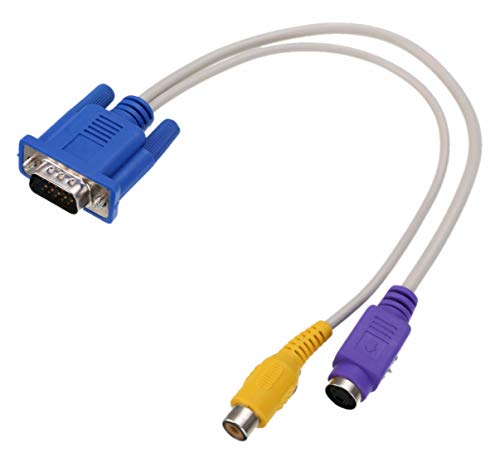 SM-PC® SVHS/Video (Cinch) -> VGA Adapter PC TV Kabel #408 von SM-PC