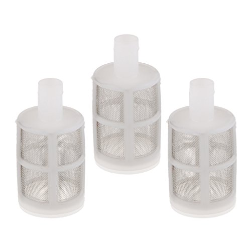 3x Edelstahlfilter Mesh Wasserpumpe Filter Edelstahlsieb 10mm von SM SunniMix