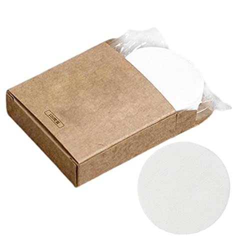 SM SunniMix 100 Stück Filterpapier Kaffee Rund, Rundes Kaffeefilterpapier, Kaffeefilter Papierfilter, Kaffeemaschine Ersatz Filter Papier, Filterpapier Einweg für Kaffeemaschinen Kaffeetasse, 51MM von SM SunniMix