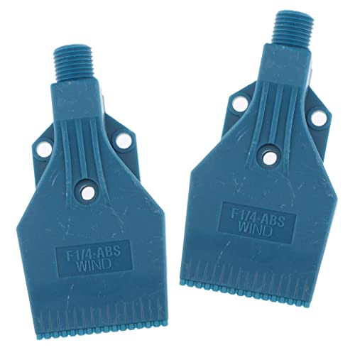 SM SunniMix 2x Sprühdüse 1/4 BSPT Fächerdüse, Luftstrahldüse Windstrahl Sprühdüse ABS 3 Blau SM SunniMix 2x Sprühdüse 1/4 BSPT Fächerdüse, Luftstrahldüse Windstrahl Sprühdüse ABS 3 Blau von SM SunniMix