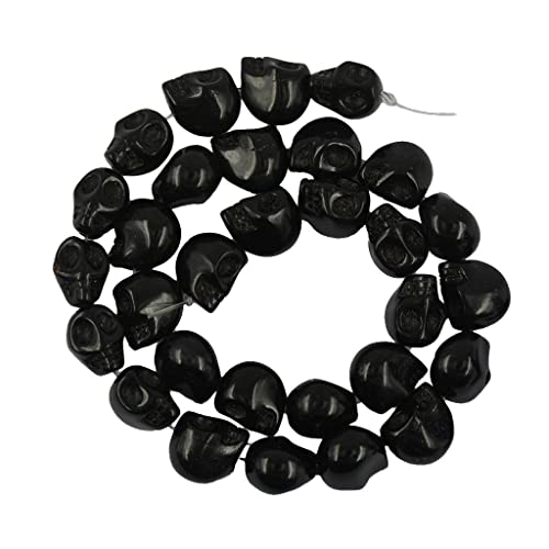 SM SunniMix 30 /Bulk13mm Schwarzer Totenkopf Knochen Lose Perlen JString Schmuckherstellung SM SunniMix 30 /Bulk13mm Schwarzer Totenkopf Knochen Lose Perlen JString Schmuckherstellung von SM SunniMix