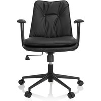 hjh OFFICE Bürostuhl / Drehstuhl SMALLO Kunstleder, schwarz von hjh OFFICE