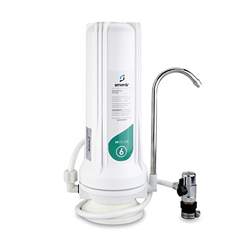 smardy HOME 201 Auftisch Wasserfilter 5 Mikron PP Sediment Wasserhahn Filteranlage von SMARDY