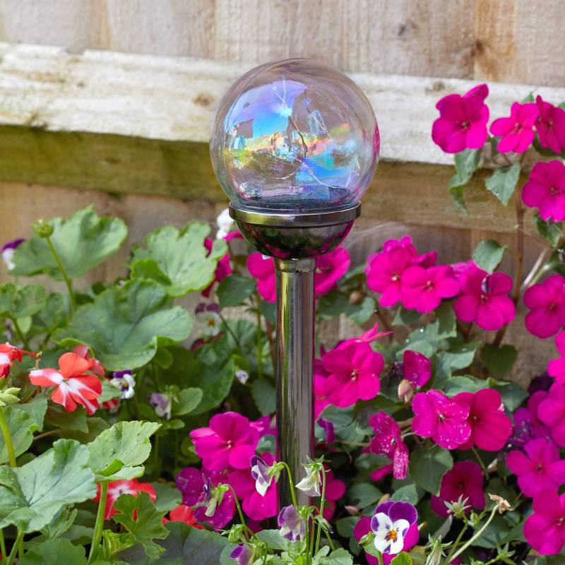 LED-Solar-Erdspießleuchte Firefly Opal, 4er Set, IP44 von SMART GARDEN