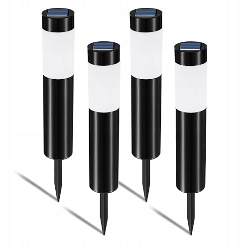 Sehr helle Solar-Gartenlampen, 4 Stück LED-Solarleuchten, IP44 wasserdicht, dekorative Solarleuchten, ideal für Terrasse, Garten, Wege, Rasen, solare Wegbeleuchtung in Warmweiß. Sehr helle Solar-Gartenlampen, 4 Stück LED-Solarleuchten, IP44 wasserdicht, dekorative Solarleuchten, ideal für Terrasse, Garten, Wege, Rasen, solare Wegbeleuchtung in Warmweiß. von SMART LED