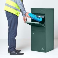 Smart parcel box™ Paketbriefkasten Paketkasten Standbriefkasten Paketbox, Entnahme hinten & vorne, Grün Smart parcel box™ Paketbriefkasten Paketkasten Standbriefkasten Paketbox, Entnahme hinten & vorne, Grün von HOMESCAPES