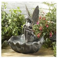 [NEUWERTIG] Smart Solar Solar Wasserbrunnen Elfe Springbrunnen Solarbrunnen Garten Deko B-Ware von SMART SOLAR