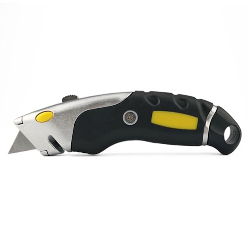 SMART Klappbares Trapezmesser 2095-19x60 mm Cutter für Teppich & Bodenbelag, inkl. 3 Klingen von SMART