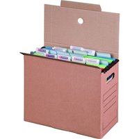Smartbox Pro - 120 x sbp-archiv-transportbox, 327x158x279mm, wiederverschließbar,braun,für Hängemappen von SMARTBOX PRO