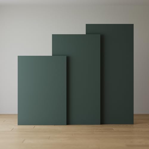 SMARTBett Designpaneel Wandpaneel für Schrankbett | Rückwand zur Wandgestaltung | 16 mm Spanplatte | Steingrün 900 x1280 mm von SMARTBett