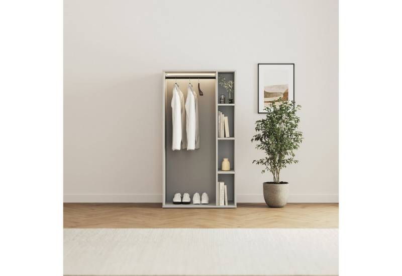 SMARTBett Kleiderschrank Schrank STA.2.0016 (Serie M2 Tiefe 55cm) Höhe 168,2cm von SMARTBett