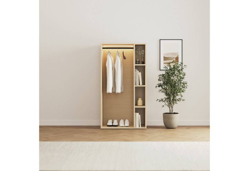 SMARTBett Kleiderschrank Schrank STA.2.0016 (Serie M2 Tiefe 55cm) Höhe 168,2cm von SMARTBett