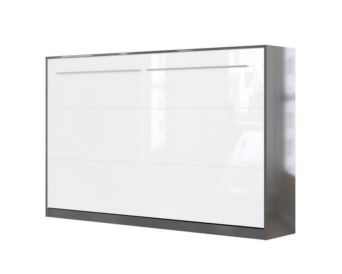 SMARTBett Schrankbett Standard 90x200 120x200 140x200 160x200, 41 FARBKOMBINATIONEN horizontal/quer oder vertikal/hochkant klappbar von SMARTBett