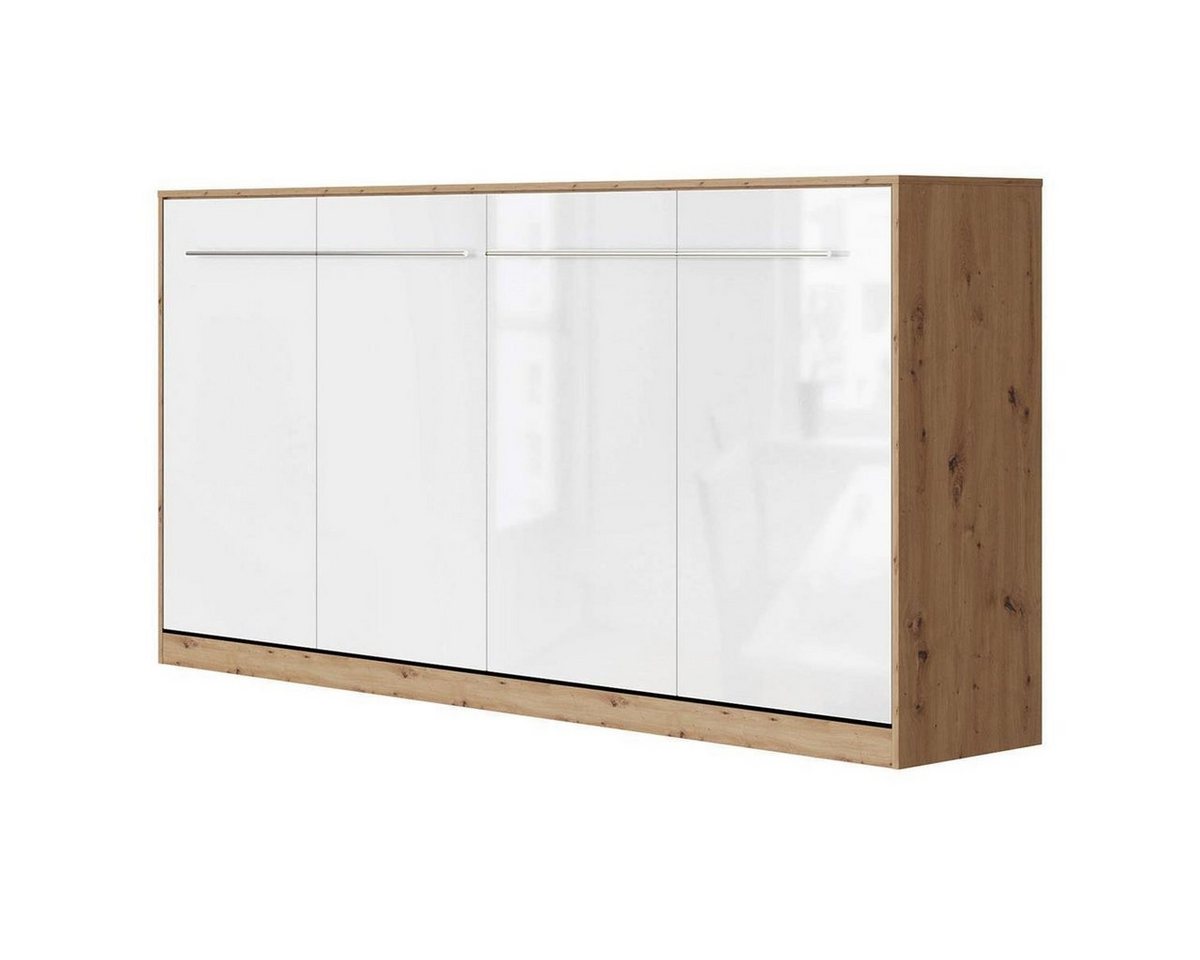 SMARTBett Schrankbett Standard 90x200 120x200 140x200 160x200, 41 FARBKOMBINATIONEN horizontal/quer oder vertikal/hochkant klappbar von SMARTBett