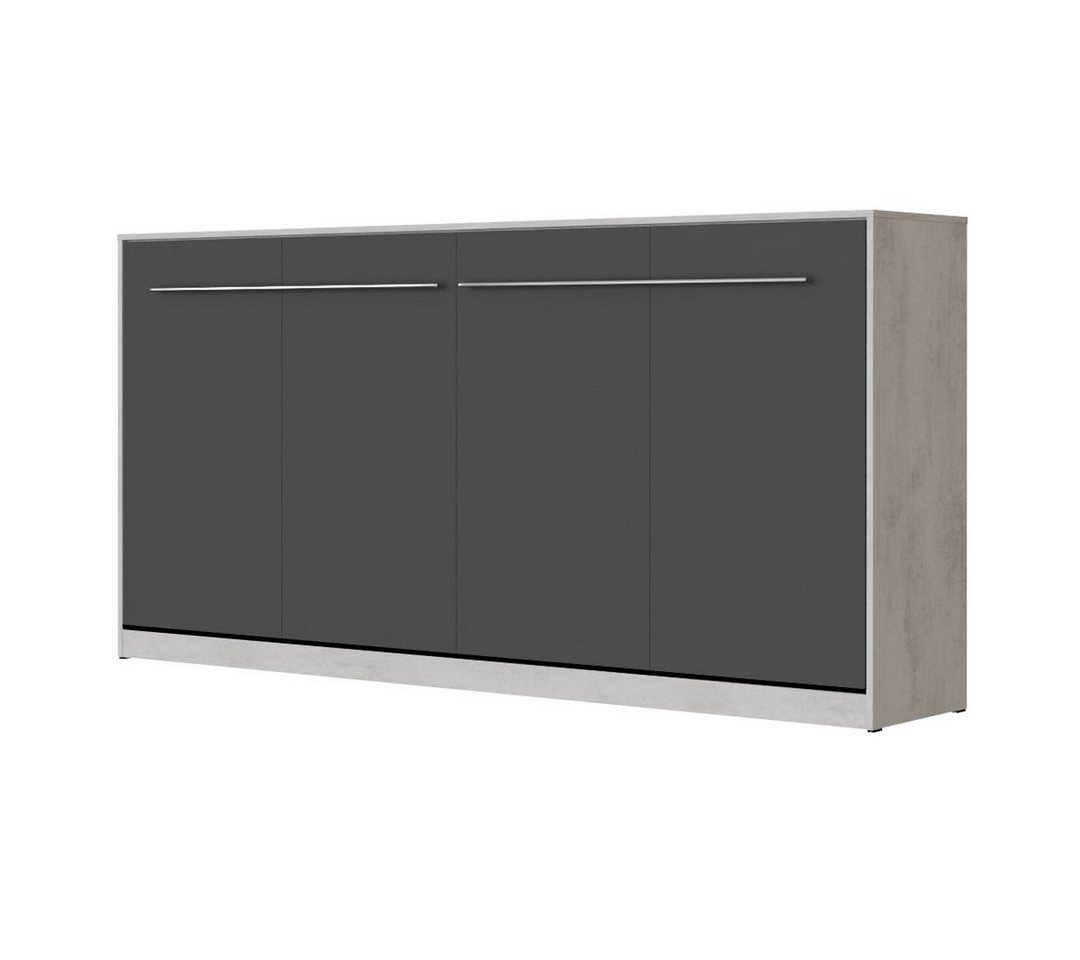 SMARTBett Schrankbett Standard 90x200 120x200 140x200 160x200, 41 FARBKOMBINATIONEN horizontal/quer oder vertikal/hochkant klappbar von SMARTBett