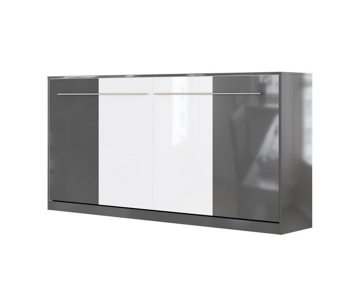 SMARTBett Schrankbett Standard 90x200 120x200 140x200 160x200, 41 FARBKOMBINATIONEN horizontal/quer oder vertikal/hochkant klappbar von SMARTBett