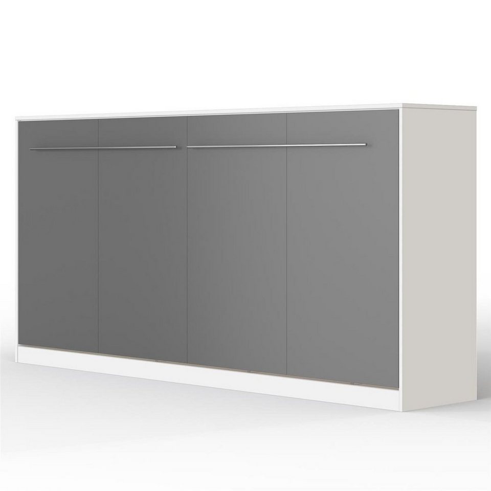 SMARTBett Schrankbett Standard 90x200 120x200 140x200 160x200, 41 FARBKOMBINATIONEN horizontal/quer oder vertikal/hochkant klappbar von SMARTBett