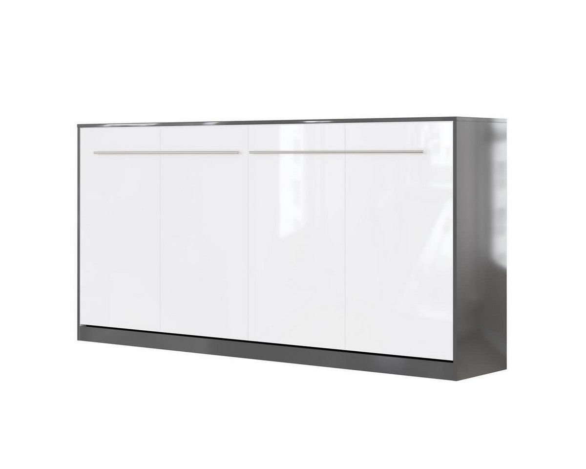 SMARTBett Schrankbett Standard 90x200 120x200 140x200 160x200, 41 FARBKOMBINATIONEN horizontal/quer oder vertikal/hochkant klappbar von SMARTBett