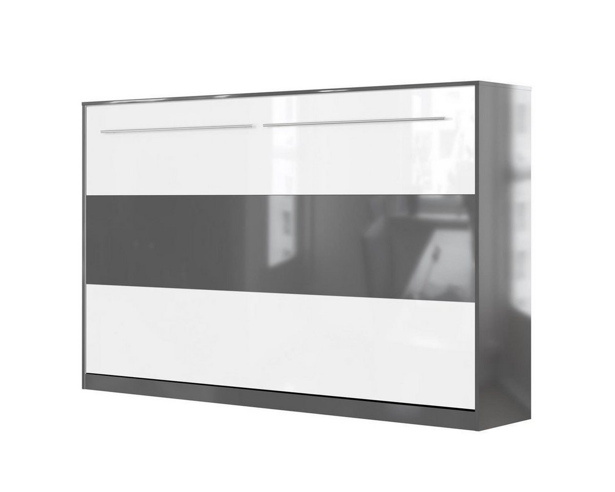 SMARTBett Schrankbett Standard 90x200 120x200 140x200 160x200, 41 FARBKOMBINATIONEN horizontal/quer oder vertikal/hochkant klappbar von SMARTBett