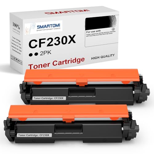 SMARTOMI 30X CF230X kompatible Tonerkartusche Compatible für HP 30X CF230X für HP Laserdruckern Laserjet M203d M203dn M203dw, MFP Pro M227fdn M227fdw von SMARTOMI