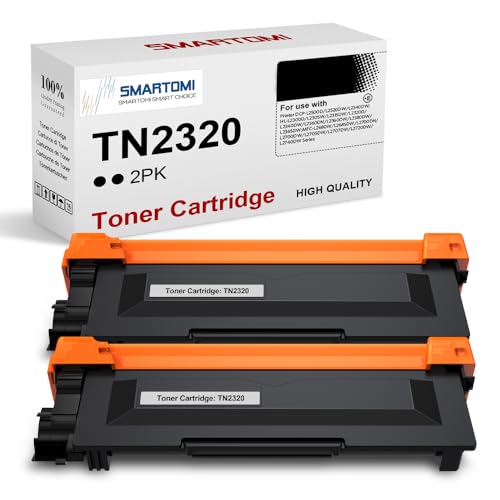 SMARTOMI TN2320 TN2310 Toner Kompatible für Brother TN2320 TN2310 TN-2320 TN-2310 für Brother MFC-L2700DW L2700DN L2740DW L2720DW, HL-L2340DW L2300D L2365DW L2360DN, DCP-L2540DN L2500D L2520DW von SMARTOMI