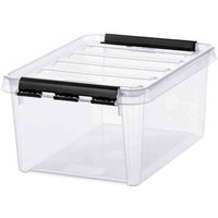Clipbox transparent/schwarz 8 l Smartstore Classic 10' von SMARTSTORE