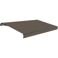 Manuelle Markise Classic Dark 4x2,5 Taupe Außenmarkise Polyestergewebe - Smartsun von SMARTSUN