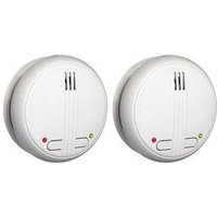 Smartwares - Funk-Rauchmelder 2 Stück weiß, bis zu 20 koppelbar, FSM-17162 Rauch- & Gasmelder von Smartwares