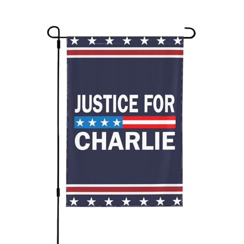 12x18 Gerechtigkeit für Charlie Kirk Gaeden Flagge Banner für Yard Decor Keine Fahnenmast von SMAZDFXX