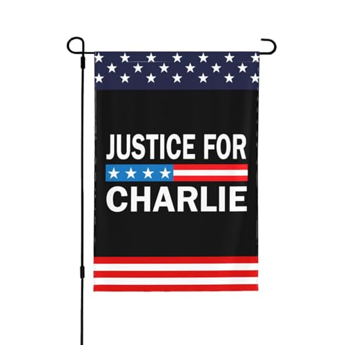 12x18 Gerechtigkeit für Charlie Kirk Gaeden Flagge Banner für Yard Decor Keine Fahnenmast 12x18 Gerechtigkeit für Charlie Kirk Gaeden Flagge Banner für Yard Decor Keine Fahnenmast von SMAZDFXX