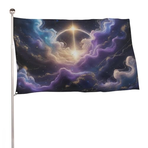 "Cosmos" 4x6 Ft Durable Outdoor Decor Banner Terrasse Willkommen Flaggen Frühling Hof Flaggen von SMAZDFXX