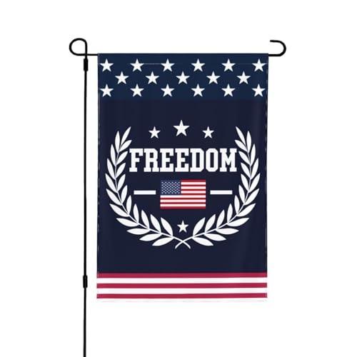 Freiheitsflagge Charlie Kirk unterstützt amerikanische Werte, Gartenflaggen, 30,5 x 45,7 cm, doppelseitiges Banner, kein Fahnenmast Freiheitsflagge Charlie Kirk unterstützt amerikanische Werte, Gartenflaggen, 30,5 x 45,7 cm, doppelseitiges Banner, kein Fahnenmast von SMAZDFXX