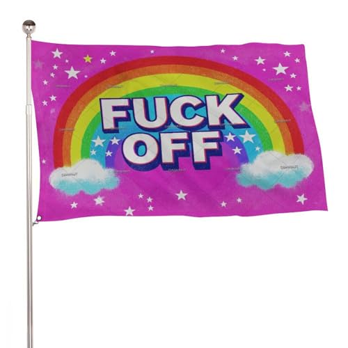 "Fxk Off" 3x5 Ft Durable Outdoor Decor Banner Terrasse Willkommen Flaggen Frühling Hof Flaggen "Fxk Off" 3x5 Ft Durable Outdoor Decor Banner Terrasse Willkommen Flaggen Frühling Hof Flaggen von SMAZDFXX