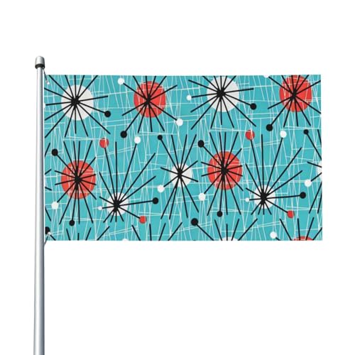 Grüne geometrische moderne Mid Century Atomic Linien Stern Flagge 3x5 Ft Balkon Dekoration ikonische Flagge Grüne geometrische moderne Mid Century Atomic Linien Stern Flagge 3x5 Ft Balkon Dekoration ikonische Flagge von SMAZDFXX