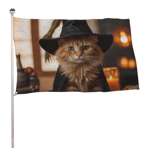 "Hexe Katze" 2x3 Ft Durable Outdoor Decor Banner Terrasse Willkommen Flaggen Frühling Hof Flaggen "Hexe Katze" 2x3 Ft Durable Outdoor Decor Banner Terrasse Willkommen Flaggen Frühling Hof Flaggen von SMAZDFXX