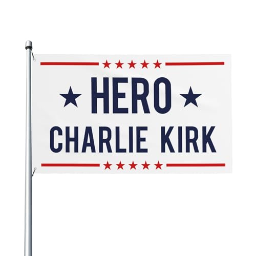 Ruhe in Frieden, Charlie Kirk-Flagge, republikanische Tribut-Charlie 2025-Flaggen, 91 x 152 cm, Yard-Schild, Banner von SMAZDFXX