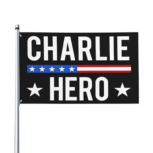 Ruhe in Frieden, Charlie Kirk-Flagge, republikanische Tribut-Charlie 2025-Flaggen, 91 x 152 cm, Yard-Schild, Banner von SMAZDFXX