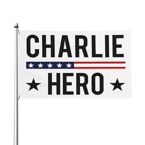 Ruhe in Frieden, Charlie Kirk-Flagge, republikanische Tribut-Charlie 2025-Flaggen, 91 x 152 cm, Yard-Schild, Banner von SMAZDFXX