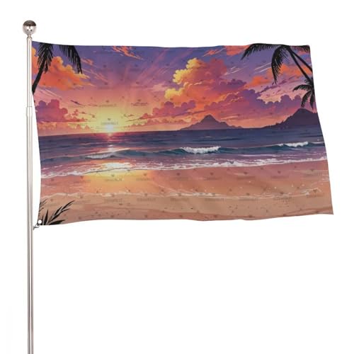 "Sunset Coconut Tree" 5x8 Ft Durable Outdoor Decor Banner Terrasse Willkommen Flaggen Frühling Hof Flaggen "Sunset Coconut Tree" 5x8 Ft Durable Outdoor Decor Banner Terrasse Willkommen Flaggen Frühling Hof Flaggen von SMAZDFXX