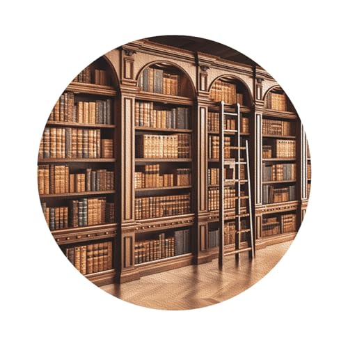 Untersetzer für Bibliotheks- und Bücherregale, 4er-Set, saugfähiger Lederuntersetzer für Getränke, hitzebeständige Tassenmatte zum Schutz des Tisches, Couchtischmatten für die Heimdekoration des Hause von SMAZDFXX