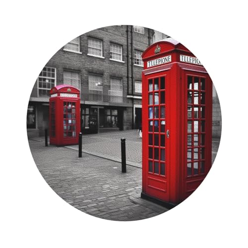 Untersetzer mit Londoner Roter Telefonzelle, 4er-Set, saugfähiger Lederuntersetzer für Getränke, hitzebeständige Tassenmatte zum Schutz des Tisches, Couchtischmatten für die Heimdekoration des Hauses Untersetzer mit Londoner Roter Telefonzelle, 4er-Set, saugfähiger Lederuntersetzer für Getränke, hitzebeständige Tassenmatte zum Schutz des Tisches, Couchtischmatten für die Heimdekoration des Hauses von SMAZDFXX