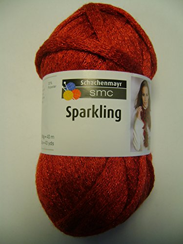 Schachenmayr SMC 100 g Knäuel glitzerndes Strickgarn "Sparkling" mit gratis Anleitung von SMC