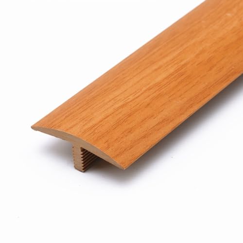 SMCMGECEUZ 0.9m Übergangsprofil Selbstklebend Übergangsprofil T Profil, Boden Übergangsstreifen Für Fliesen/Türschwelle/Teppich/Parkett(Red oak) von SMCMGECEUZ