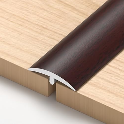 SMCMGECEUZ 100cm T Profil Übergangsprofil Selbstklebend Übergangsleiste Boden, PVC Übergangsleiste Für Holzböden To Tile/Türschwelle/Parkett(Sabilli,1-3/5in/4 cm) von SMCMGECEUZ